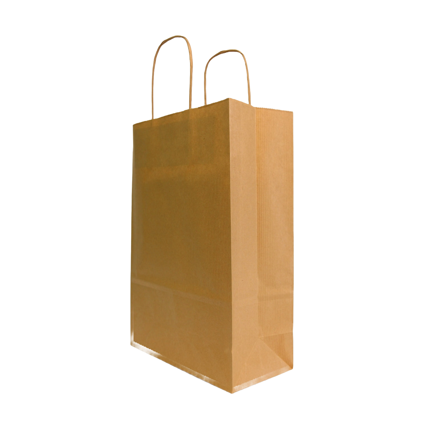 Papirnata vrećica sa pletenom ručkom -natron 140x80x210mm